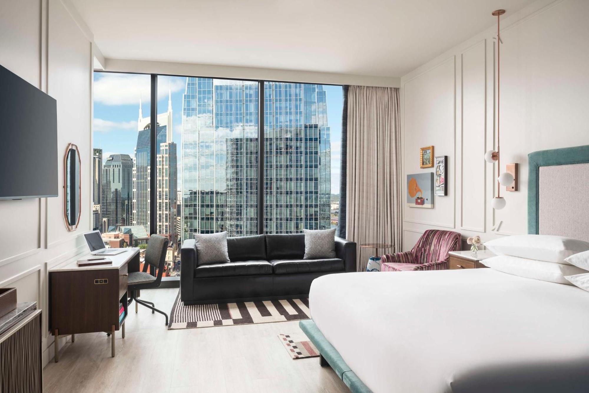 Hyatt Centric Downtown Nashville Exterior photo A guest room at the West Hollywood Edition